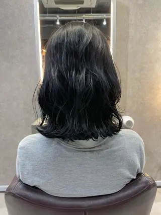 ミディアム AUBE HAIR tenjin【オーブヘアーテンジン】所属・nene .のヘアスタイル
