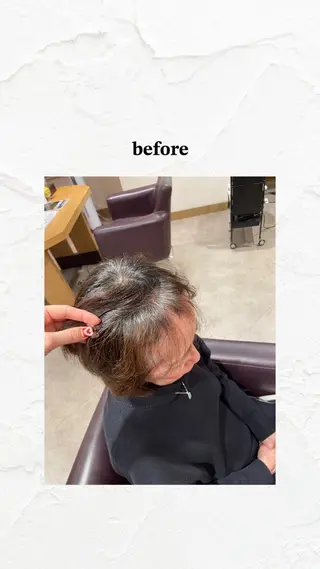 ショート KIOX所属・小森 有紗のヘアスタイル