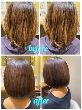 ミディアム カラー フルカワ ノゾミのヘアスタイル