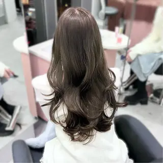 ロング カラー mao 梅田モデル募集のヘアスタイル