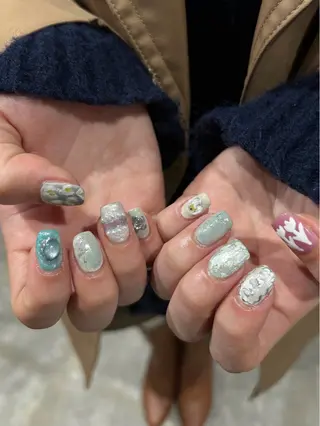 ネイル hinako /個性派ニュアンスのネイルデザイン