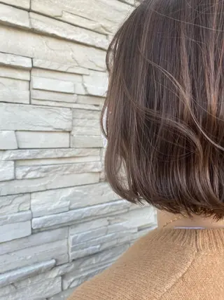 ミディアム カラー 透明感カラーブリーチ 🌼シゲモトアヤ🌼のヘアスタイル