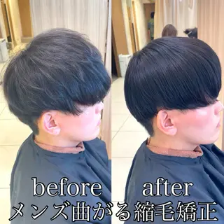 パーマ メンズ 美髪矯正/髪質改善 /ヨナミネのヘアスタイル