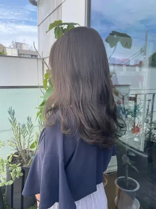 ロング カラー 🍋髪質改善× 透明感カラー ジュリのヘアスタイル