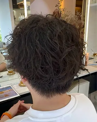 パーマ メンズ メンズカット∕パーマ ∕縮毛矯正∕廣井永輝のヘアスタイル