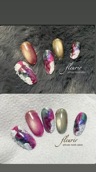 ネイル フルリール 【プライベートサロンのネイルデザイン