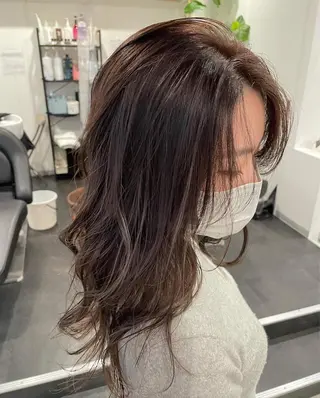 ロング カラー 京都美容師 塩のヘアスタイル