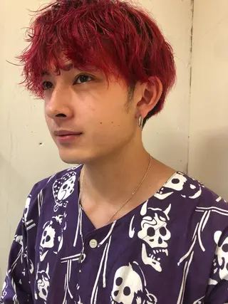 ショート レイヤーカット/ 透明感カラーmikuのヘアスタイル