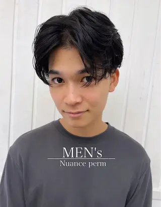 セミロング カラー パーマ ヘアアレンジ ®️レイヤー/透明感 カラー/星野六三四のヘアスタイル