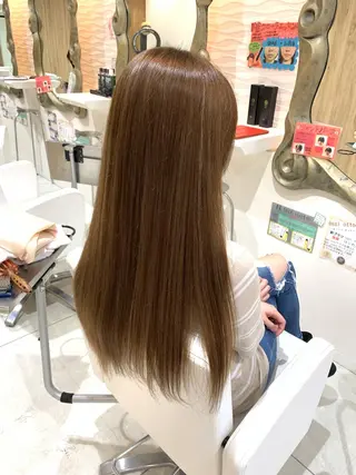 ロング カラー 松吉 純平のヘアスタイル