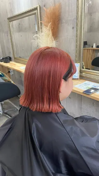 ショート カラー Sunny side 大名 RIOのヘアスタイル