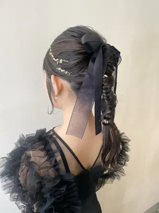 ロング ヘアアレンジ Hair Salon BOTTOMS所属・✨透明感ケアカラー✨ 長野ゆきなのヘアスタイル