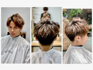 ショート カラー メンズ volta∞knot【ボルタノット】所属・topstylist 満足度⭐️堀川星哉のヘアスタイル