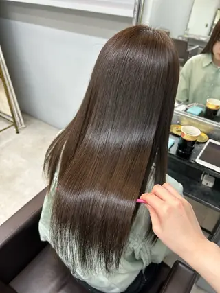 ロング カラー hair atelier OZ桑野店所属・阿佐見 若菜のヘアスタイル