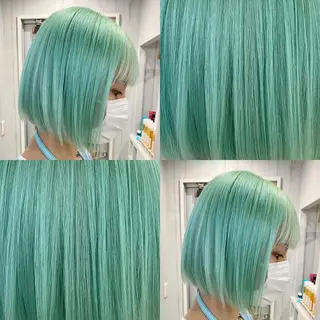 ショート ハイトーン💫 エクステ💫maiのヘアスタイル