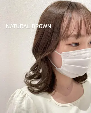 ミディアム GOAT_茅ヶ崎 キシ サクラのヘアスタイル