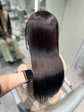 ロング カラー 髪質改善 支持率 Ｎｏ.1いぶきのヘアスタイル