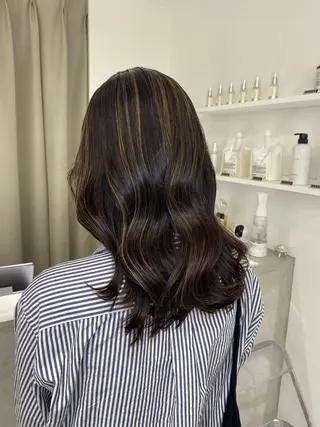 カラー kumon ayu ブリーチ/ハイトーンのヘアスタイル