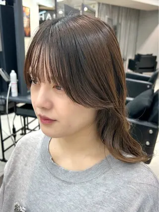 ロング レイヤー×ツヤカラー 渋谷/kougaのヘアスタイル