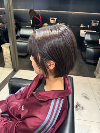 ショート hairsalon de Forever本店所属・笠原未稀/カット・ ハイライトモデルのヘアスタイル