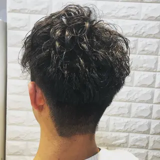 パーマ メンズ 地毛風ストレート ⚡️下ノ村柊斗⚡️のヘアスタイル