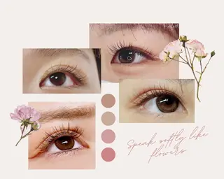 カラー マツエク・マツパ パーフェクトウィンク ちぢいわみのりのマツエク・マツパデザイン