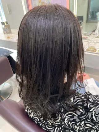 ミディアム カラー crop es 茅ヶ崎所属・ヘアセット/髪質改善 🌿 長 若奈のヘアスタイル