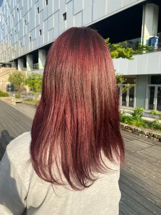セミロング FOF所属・平島 朱莉のヘアスタイル