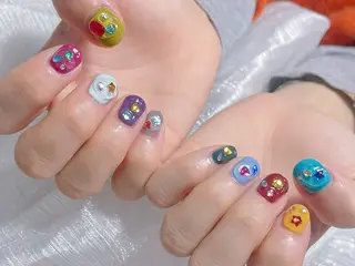 ネイル 🎀ネイルサロン エクラYUI🎀のネイルデザイン