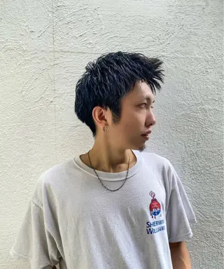 メンズ パーマ、髪質改善 菊地美月のヘアスタイル