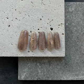 ネイル Ray. ちゅるん系ニュアンスのネイルデザイン