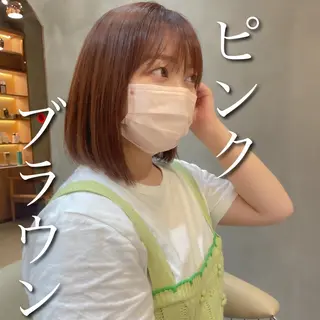 カラー 💎巻ける縮毛矯正/ 艶髪💎石渕智也のヘアスタイル