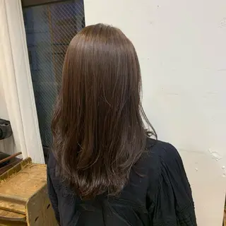 セミロング まろやかカラー🤎 みなとまほのヘアスタイル