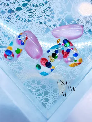 ネイル 💕🐰うさみみ🐰 💕のネイルデザイン