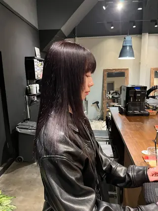 ロング anri/梅田/ 透明感カラーのヘアスタイル