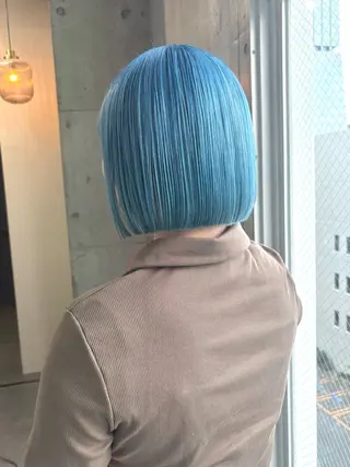 ミディアム カラー lani hair salon所属・SHOTO ハイトー ン/デザインカラーのヘアスタイル