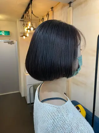 ショート SUN GLOW  サングロウ所属・水素トリートメント／ 髪質改善/ナカノメのヘアスタイル