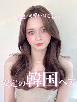 ミディアム カラー JYUNESU表参道所属・透明感カラー🎀 似合わせYURIAのヘアスタイル