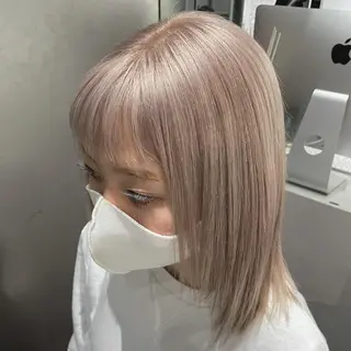 ショート カラー miyu ハイトーン/レイヤーのヘアスタイル