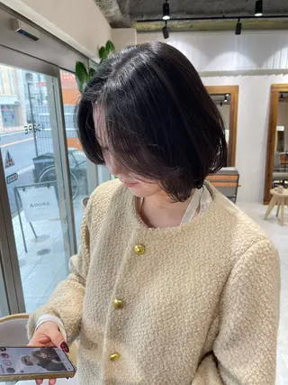 ミディアム 🩵ボブ/レイヤー /髪質改善🩵のヘアスタイル