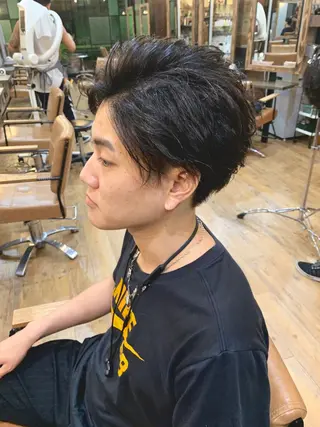 ショート パーマ メンズ SHIAN立川 及川 17時〜限定のヘアスタイル