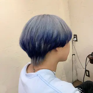 ショート カラー メンズ veretta .所属・✒️ハイトーン/ メンズ特化　Rikuのヘアスタイル