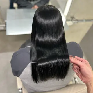 セミロング 阿倍野/髪質改善 /縮毛矯正/坪田幸広のヘアスタイル