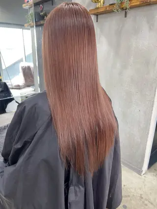 ロング カラー ユ イのヘアスタイル