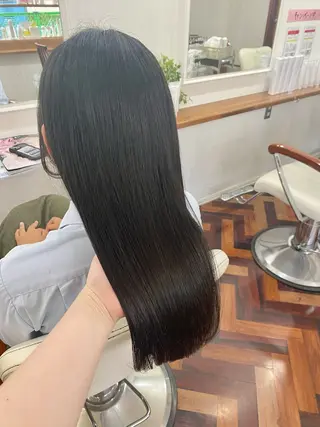 ロング Kazaoka Saraのヘアスタイル