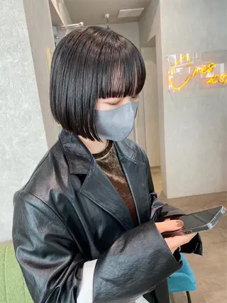 ショート 髪質改善&艶カラー/ ほんだあみ (♡)のヘアスタイル