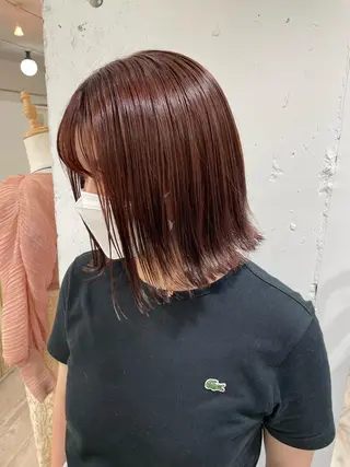 ショート カラー カラーが上手い 辻悠月のヘアスタイル