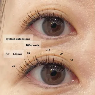 マツエク・マツパ mil❤︎ Kahoのマツエク・マツパデザイン