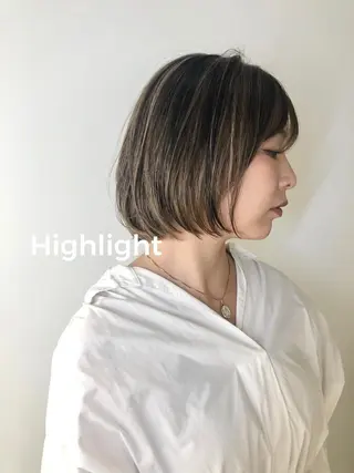 ショート 透明感カラー* レイヤー/清水大地のヘアスタイル