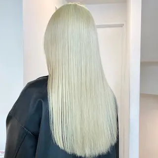 ロング カラー meme原宿所属・ブロンド・ハイトーン /遠藤将太のヘアスタイル